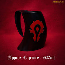 mythrojan-for-the-horde-horn-mug-mead-ale-horn-tankard-for-medieval-knight-renaissance-larp-cosplay-black-600ml