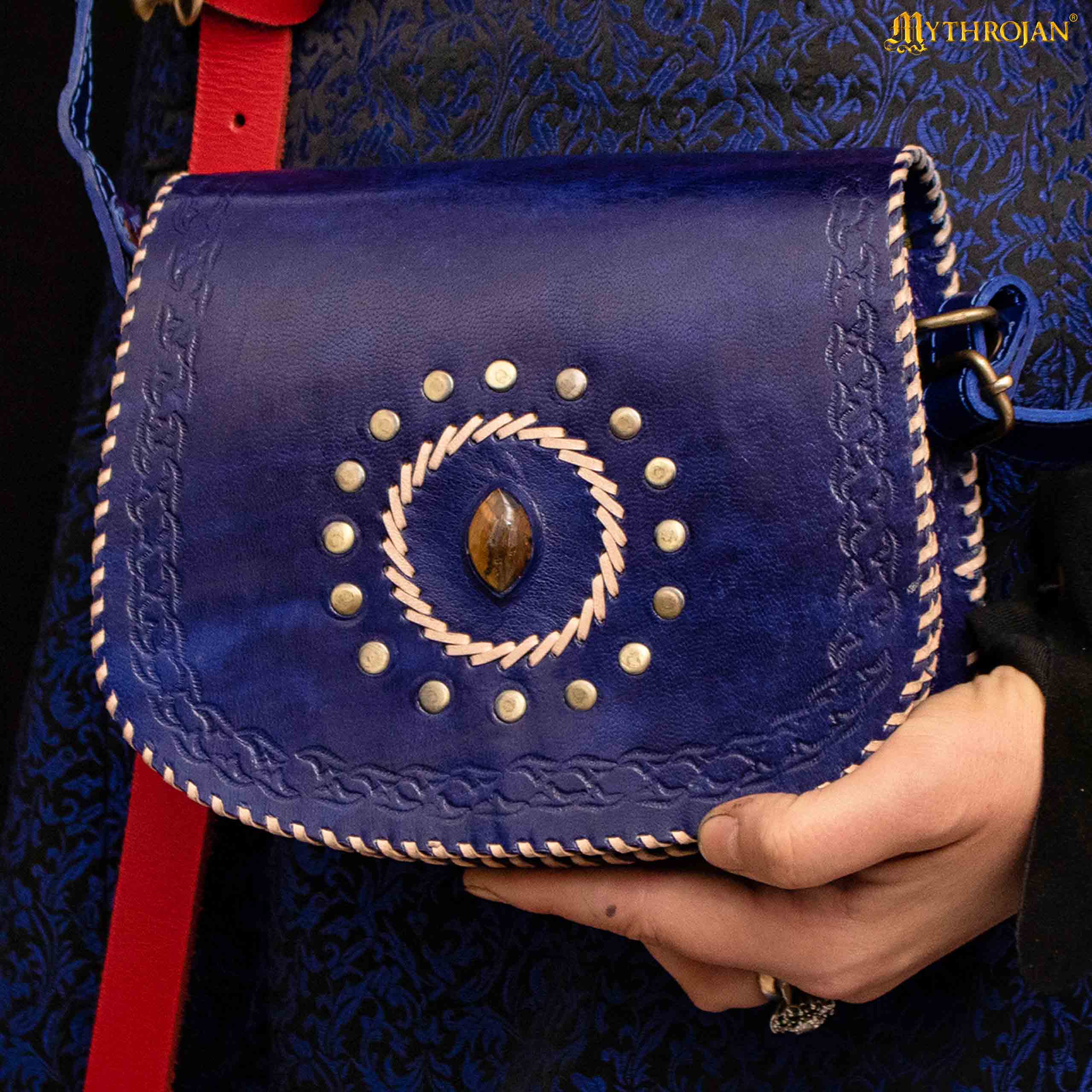 MYTHROJAN “SORCERESS” MEDIEVAL POUCH Ideal for Enchantress, LARP mage, D&D wizard, Witcher cosplay, GN…