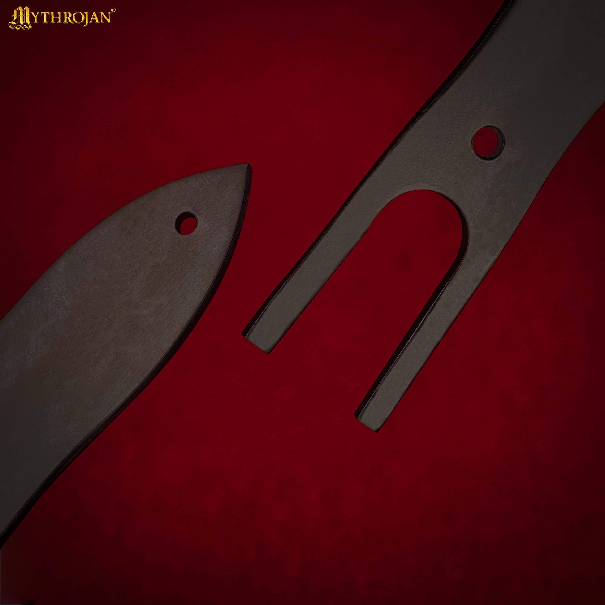 Mythrojan Horn Lucet Fork Cord Making Braiding Weaving Tool - Polished Finish