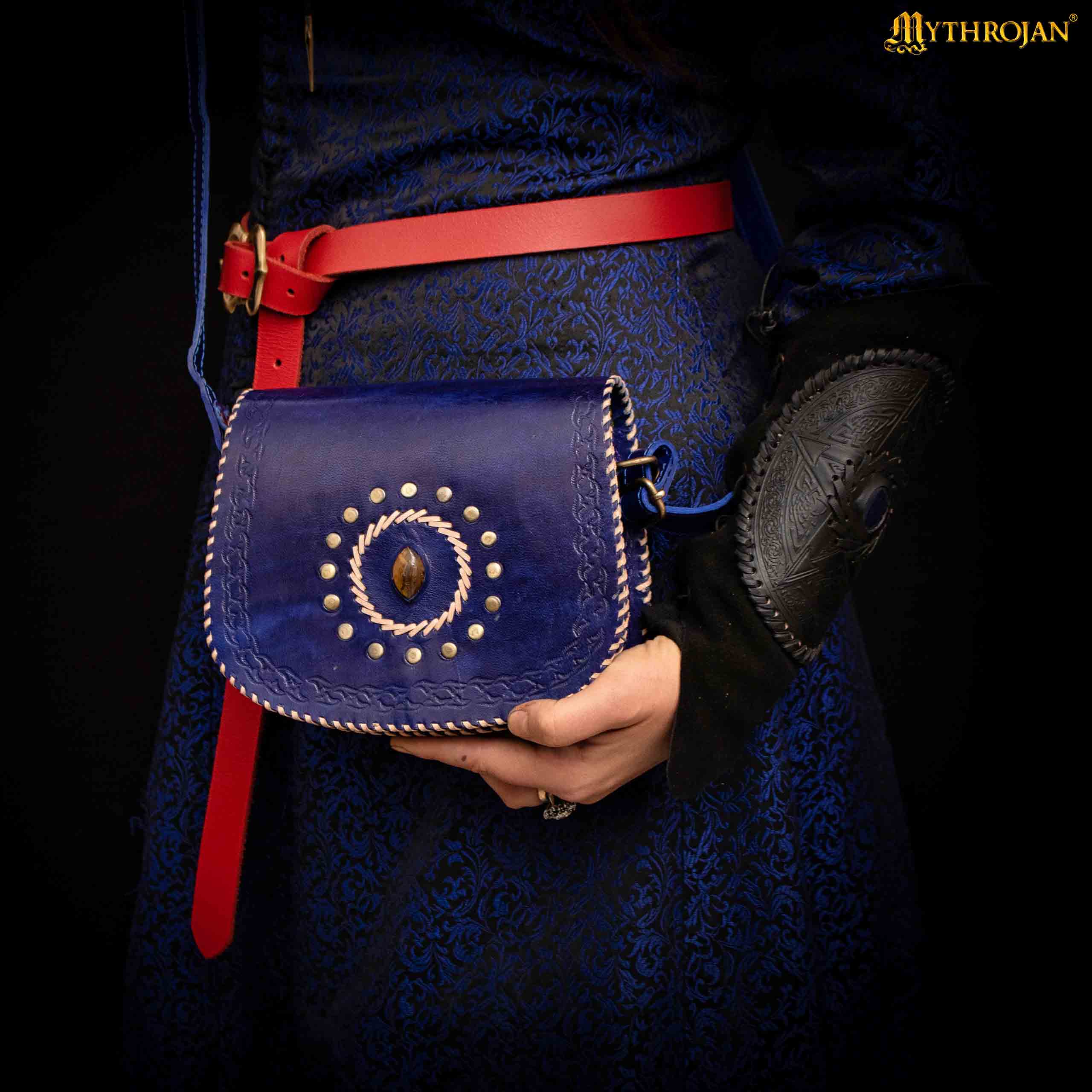 MYTHROJAN “SORCERESS” MEDIEVAL POUCH Ideal for Enchantress, LARP mage, D&D wizard, Witcher cosplay, GN…