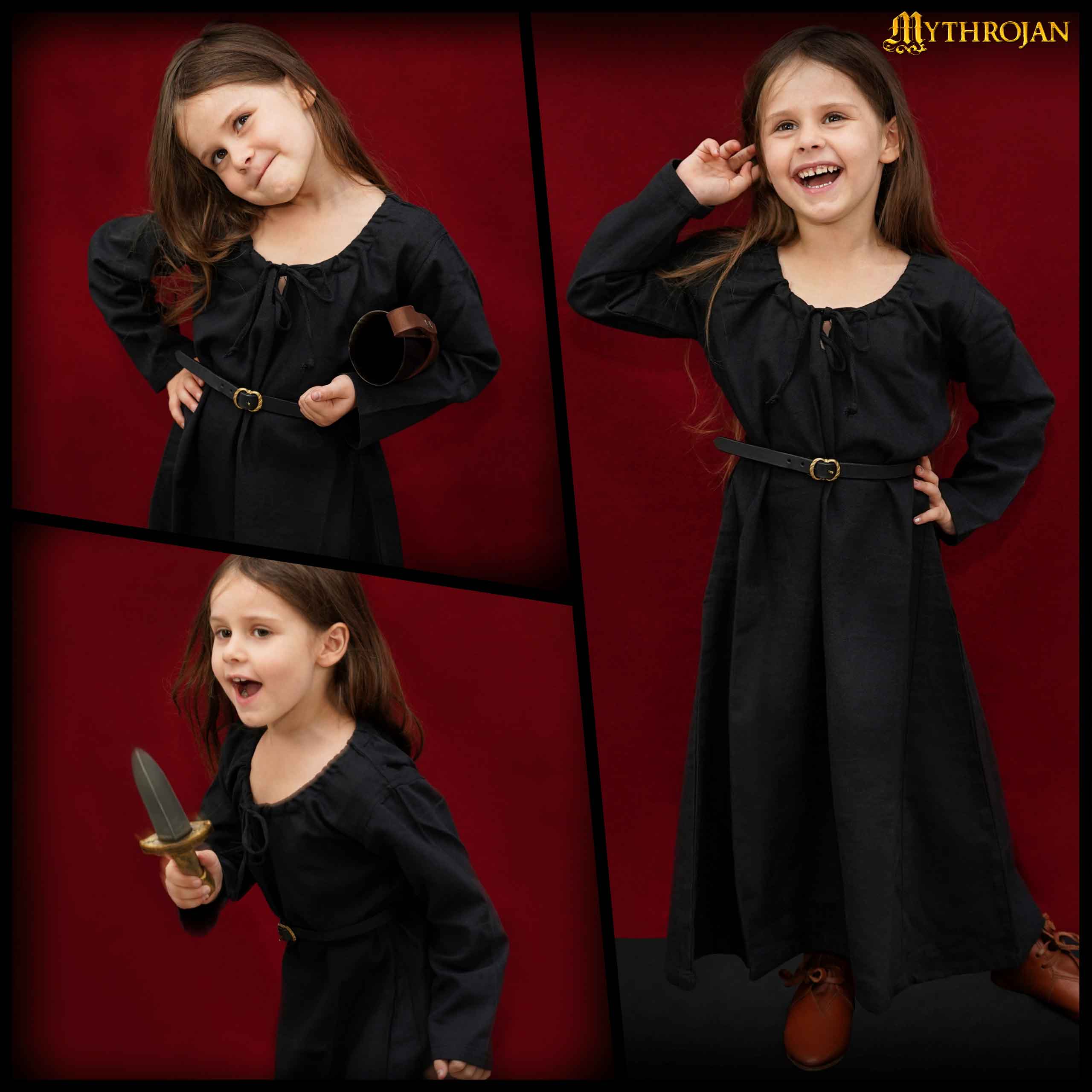 Black, Child Height : 110cm, Child Height : 128cm, Child Height : 145cm