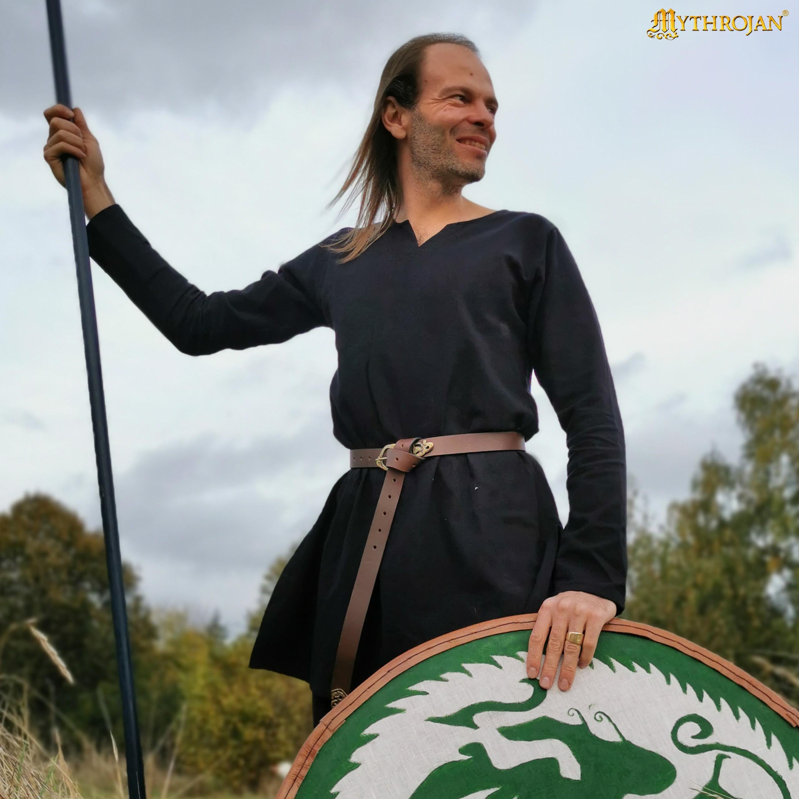 Mythrojan “Raider” Canvas Tunic 100% Cotton Medieval Viking Knight SCA LARP