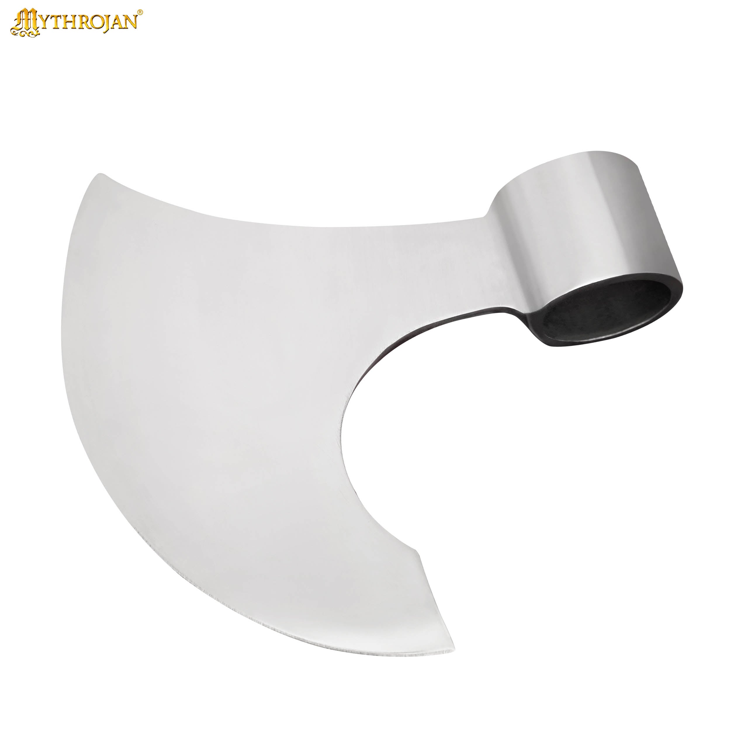 Mythrojan Medieval Viking Bearded Battle Axe Head LARP Costume Steel
