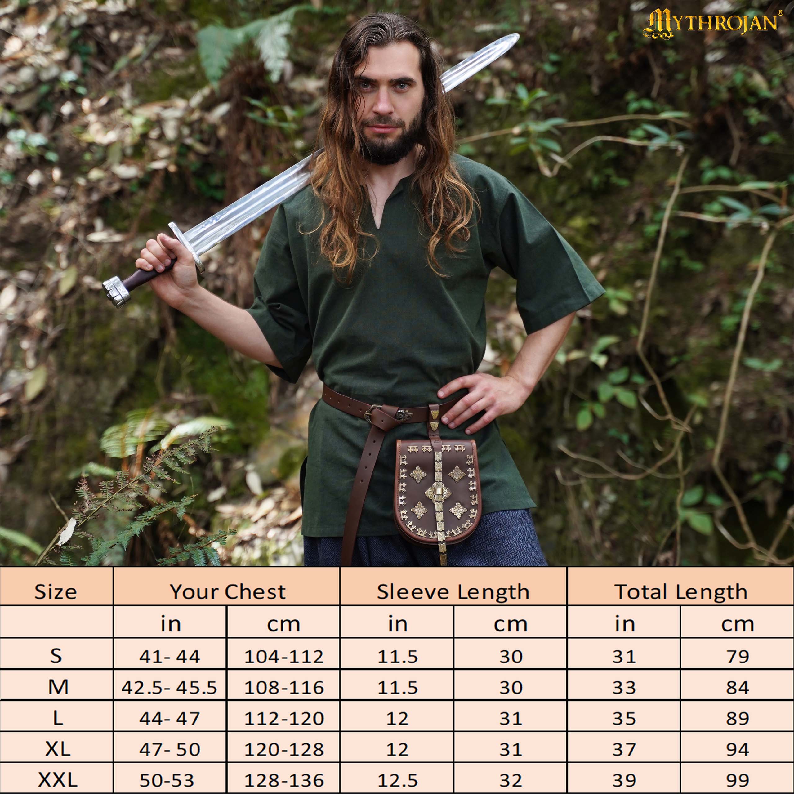 Ragnar Viking Short-Sleeve Tunic: Lightweight Comfort for Any Adventure