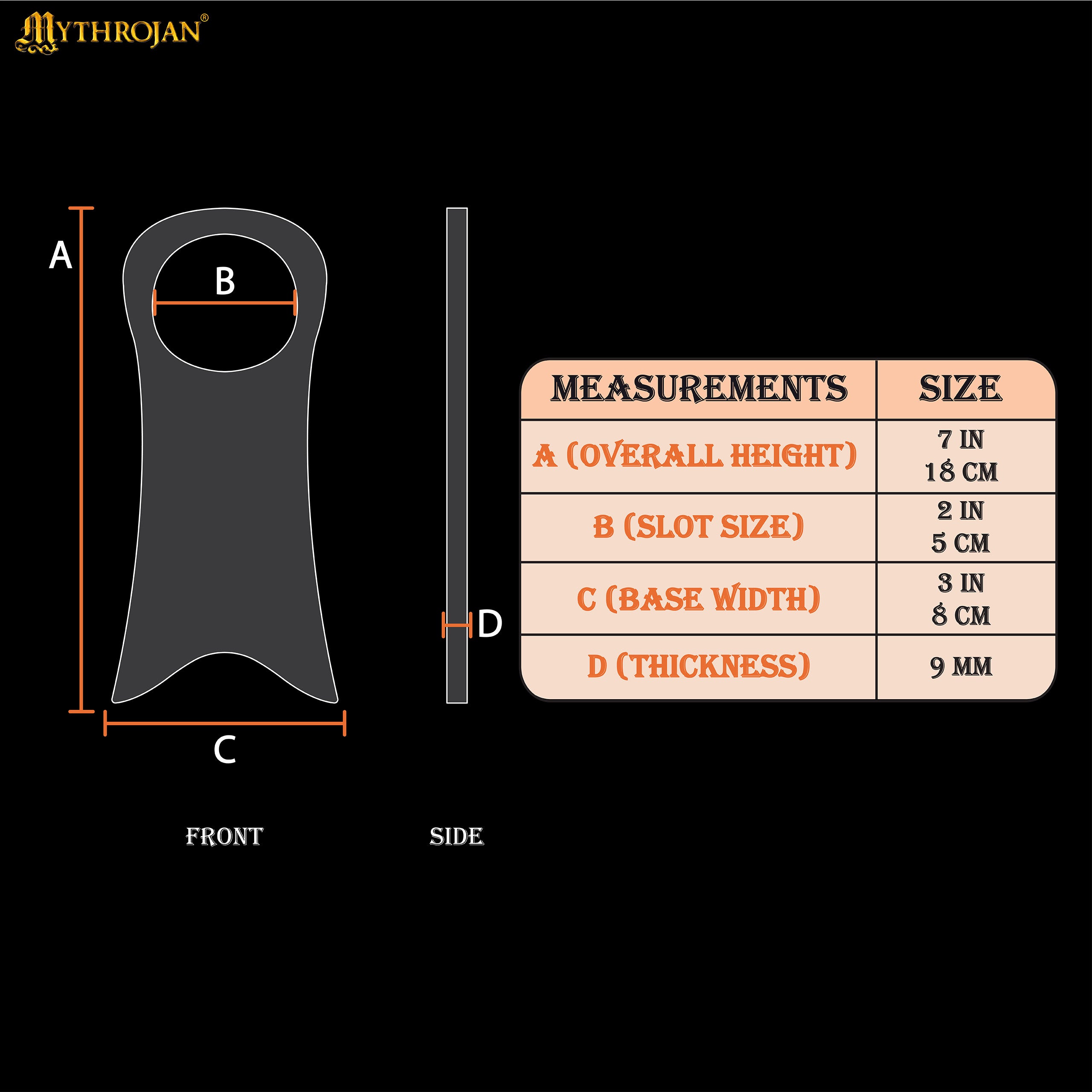 Mythrojan Handcrafted Drinking Horn Rack Solid Wood Mead Ale Horn Rack Medieval & Viking, 7”×3.1”