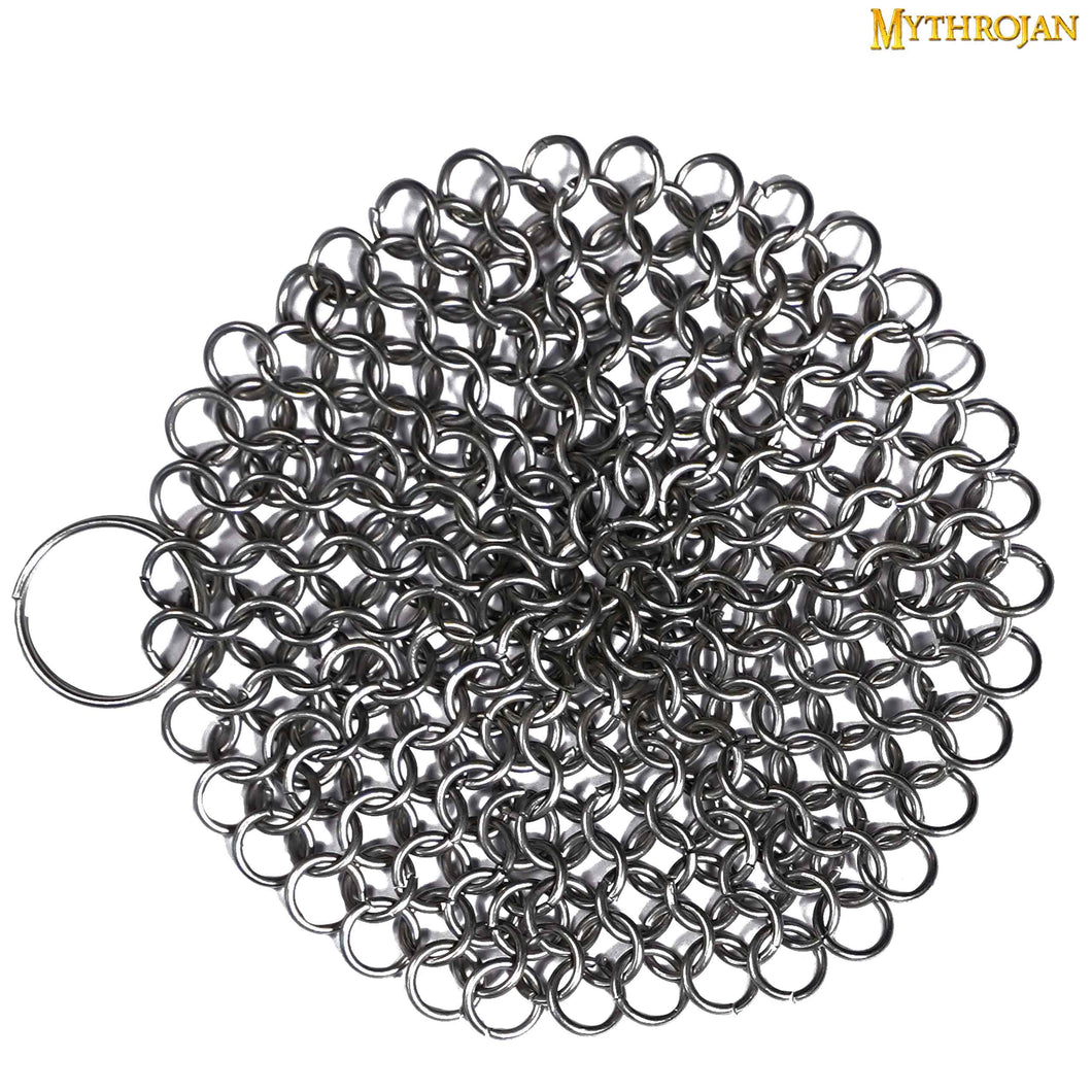 Mythrojan Chainmail Round Stainless Steel Scrubber