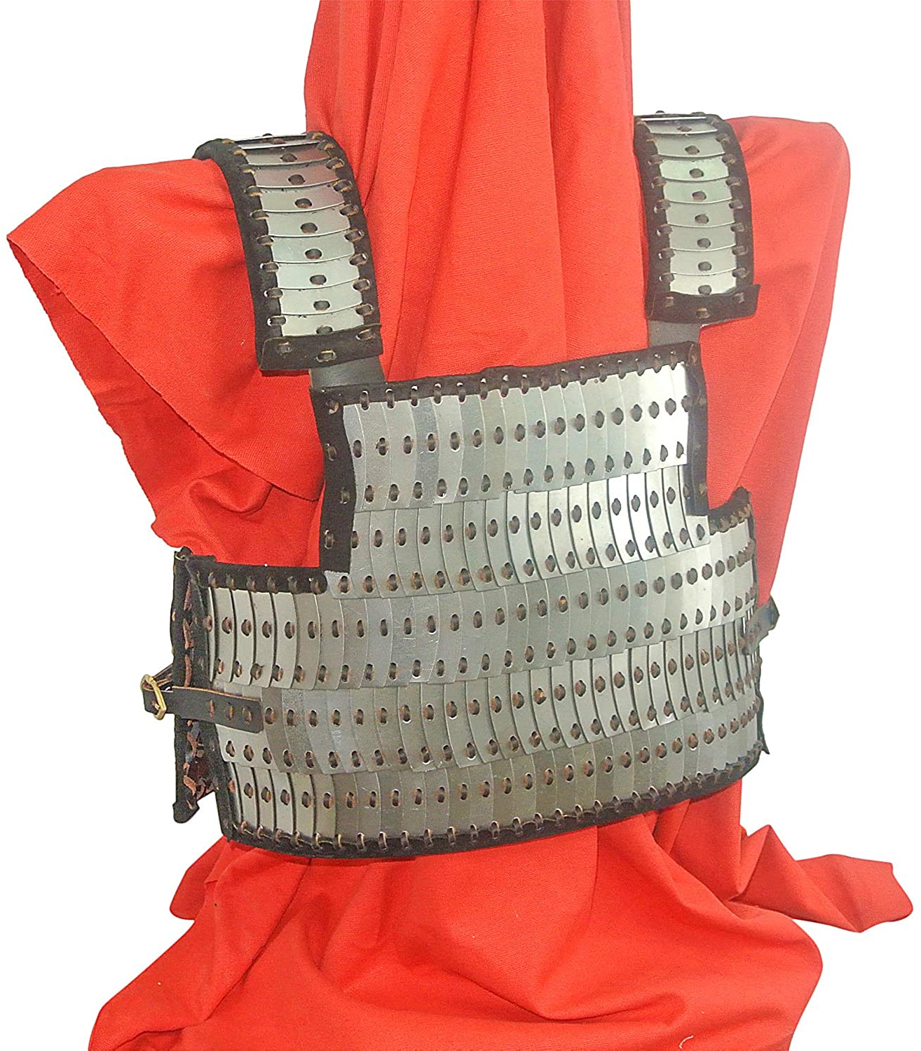 Mythrojan Medieval Viking D Plate Kids Lamellar Historical Armour - Natural Polished