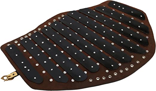 Mythrojan C55 XIV Century Medieval Reenactment, SCA IMCF & HMB Splint Armour/Armor Dueling Splinted Upper Leg Guard Multicoloured