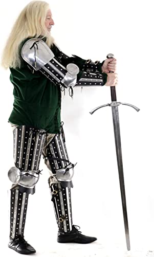 Mythrojan XIV Century Medieval Reenactment, SCA IMCF & HMB Splint Armour/Armor Dueling Pauldron Multicoloured