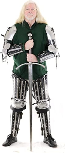 Mythrojan XIV Century Medieval Reenactment, SCA IMCF & HMB Splint Armour/Armor Dueling Pauldron Multicoloured