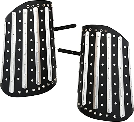 Mythrojan C55 XIV Century Medieval Reenactment, SCA IMCF & HMB Splint Armour/Armor Dueling Splinted Upper Leg Guard Multicoloured