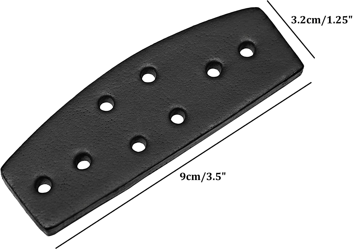 Mythrojan Sturdy Full Grain Leather LAMELLAR Plates | Viking and Medieval Handmade Plate Ideal for Slavs Costume Warrior Vikings SCA LARP Cosplay - Black