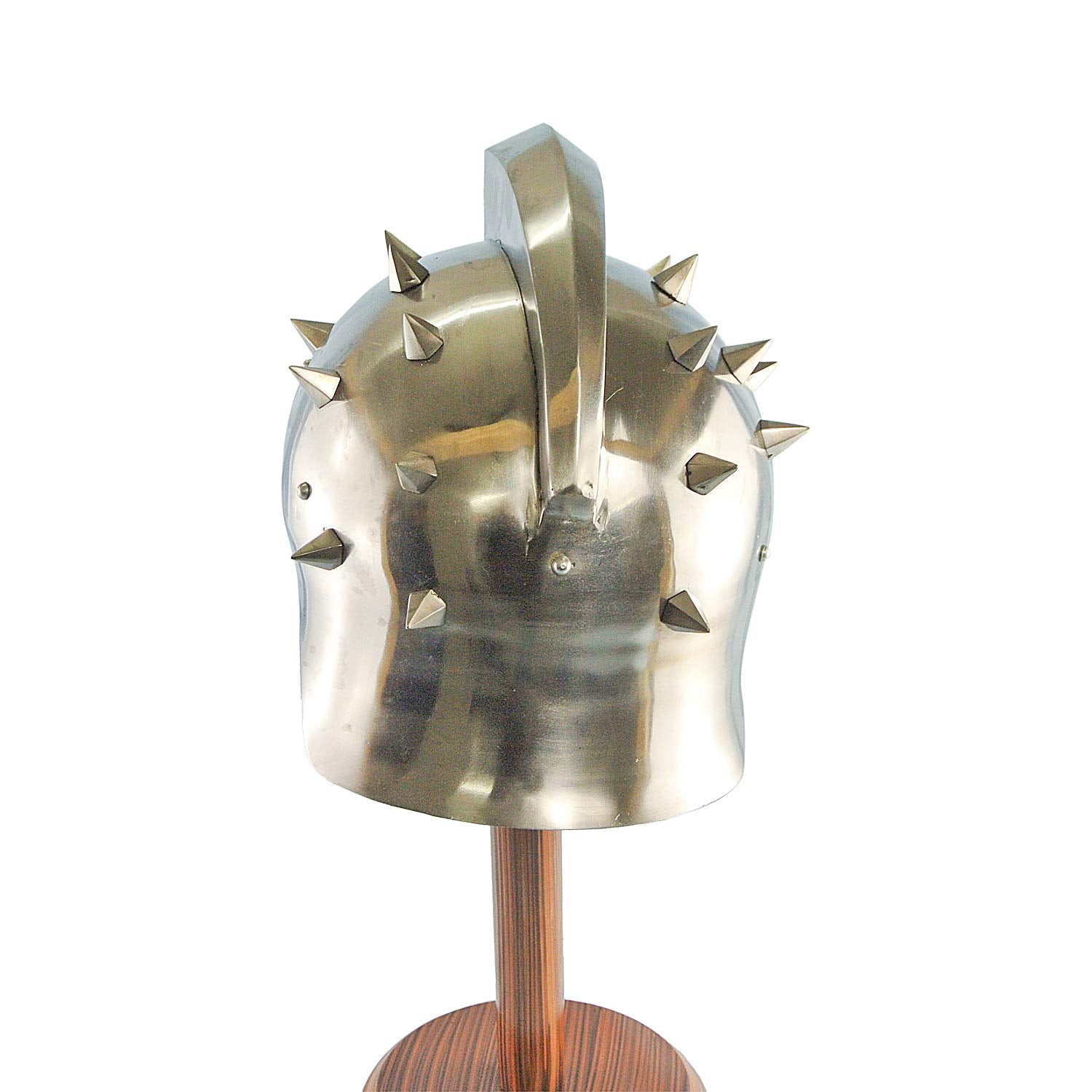 Mythrojan Gladiator Armor Steel Helmet (Without Liner) 20g - Polished Finish