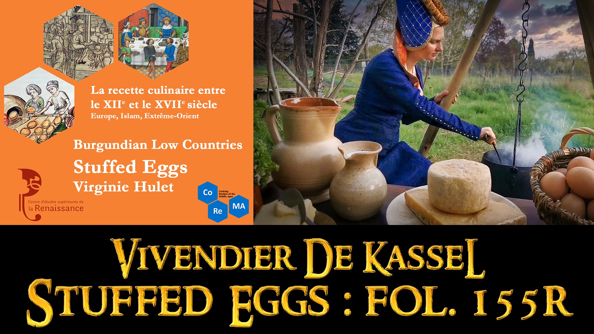 COOK WITH MYTHROJAN :  Vivendier de Kassel STUFFED EGGS : Fol. 115r    JOIN US ON COREMA INTERNATIONNAL HISTORICAL SYMPOSIUM ! :)