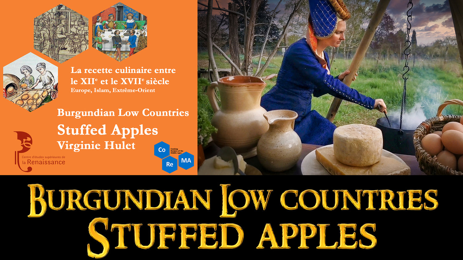 COOK WITH MYTHROJAN :  BURGUNDIAN STUFFED APPLES / LES POMMES FARCIES BURGUIGNONNES JOIN US ON COREMA SYMPOSIUM ! :)