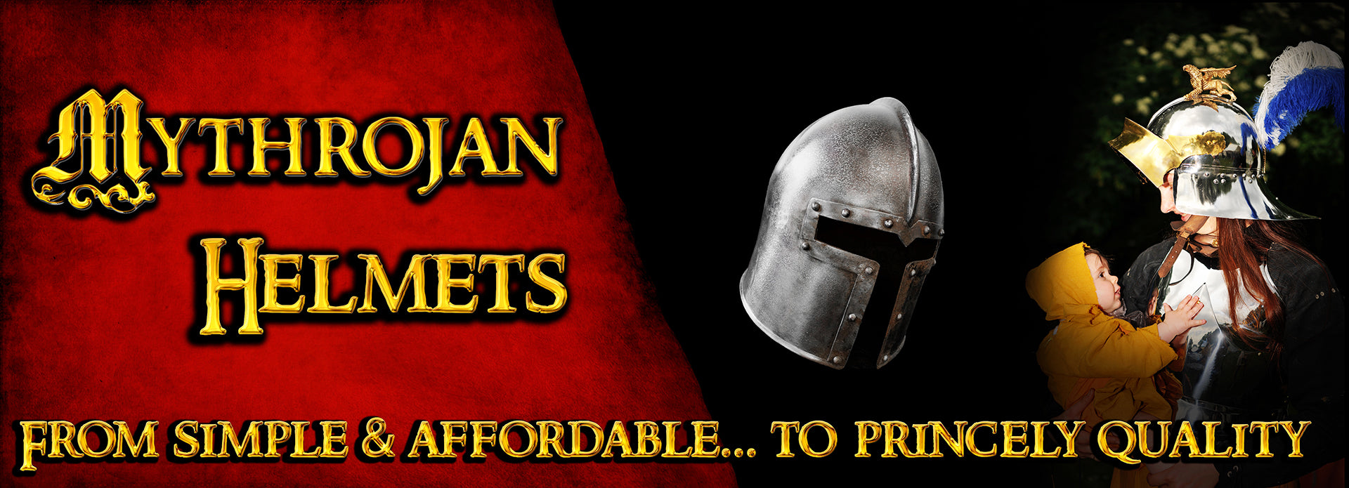 Mythrojan Medieval Helmets