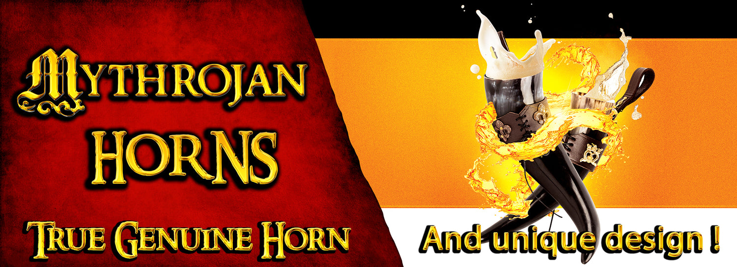 Medieval LARP Horn Mugs