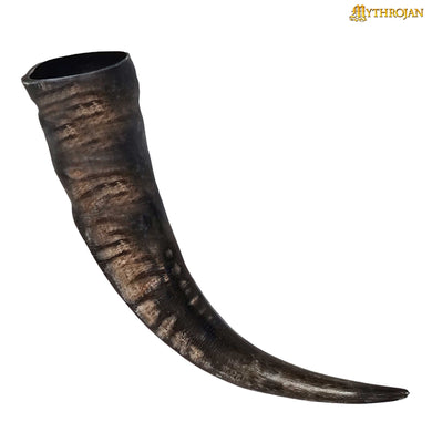 Mythrojan Drinking Horn with Leather Holder