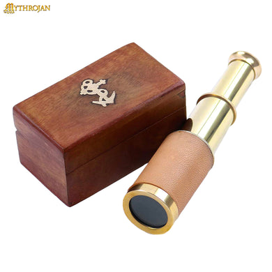 Mythrojan Mini Pirate Spyglass Telescope Brass