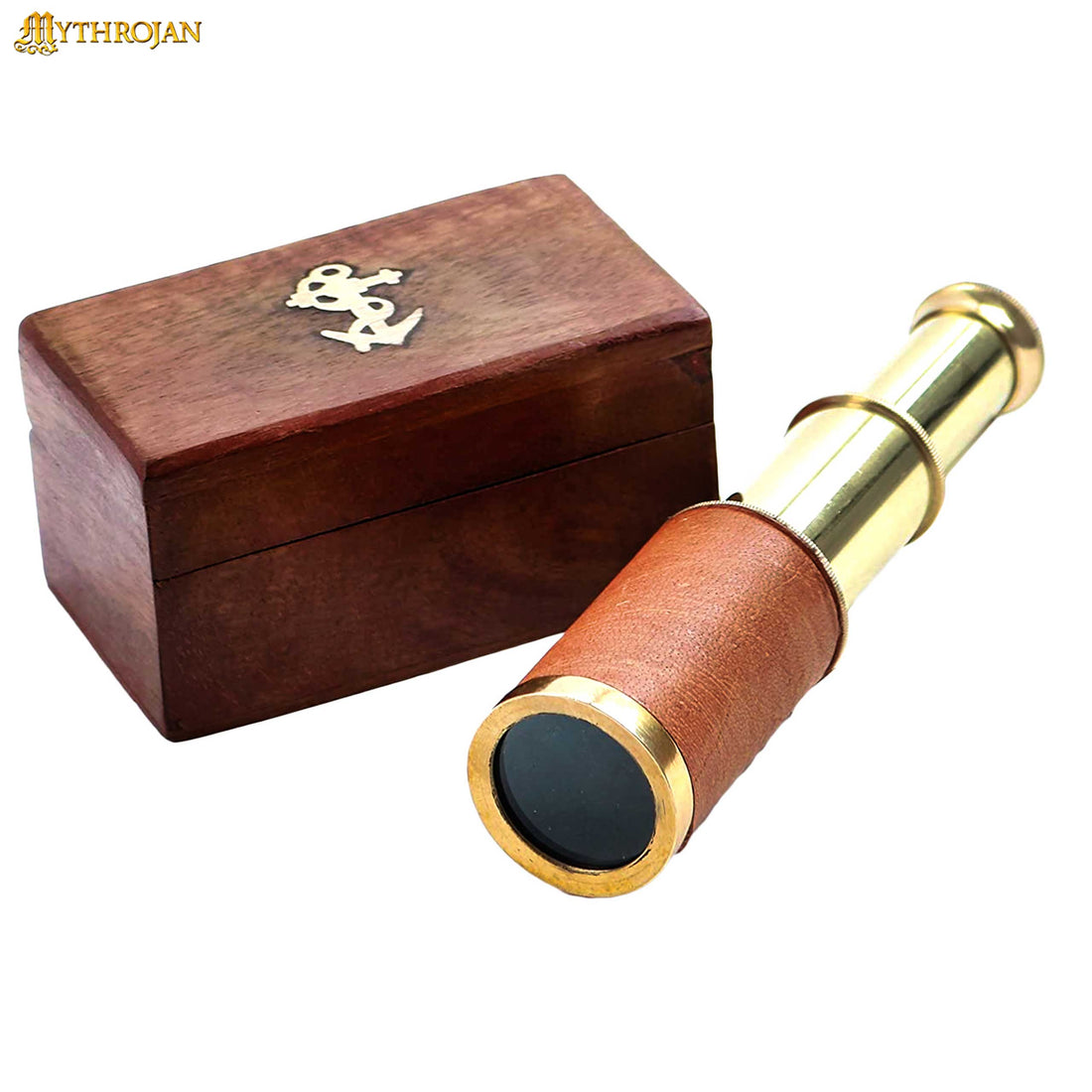 Mythrojan Hand Carved Powder Horn 