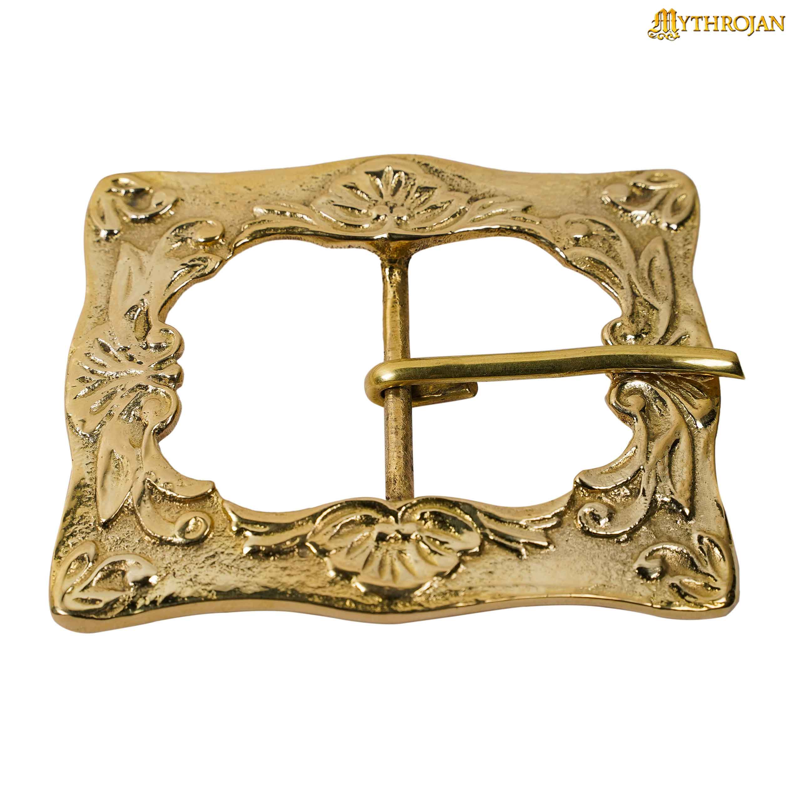 Mythrojan Solid Brass Pirate Belt Buckle