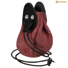mythrojan-gold-and-dice-drawstring-pouch-ideal-for-sca-larp-reenactment-ren-fair-suede-leather-pouch-wine-red-4