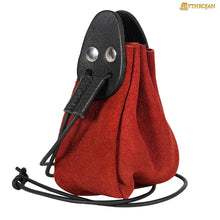 mythrojan-gold-and-dice-drawstring-pouch-ideal-for-sca-larp-reenactment-ren-fair-suede-leather-pouch-black-and-red-6