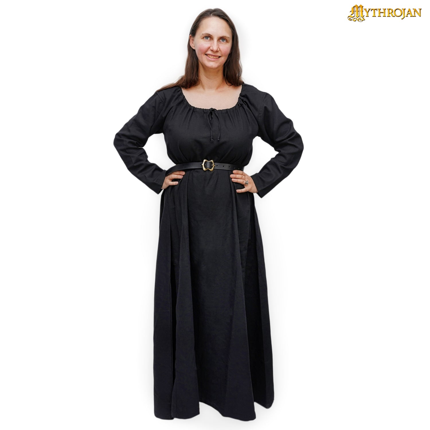 Mythrojan Maiden ” Medieval Cotton Dress for LARP SCA Renaissance Fair & Medieval events
