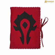 mythrojan-for-the-horde-red-warcraft-medieval-leather-journal-5x7-inches-rustic-diary-notebook-red
