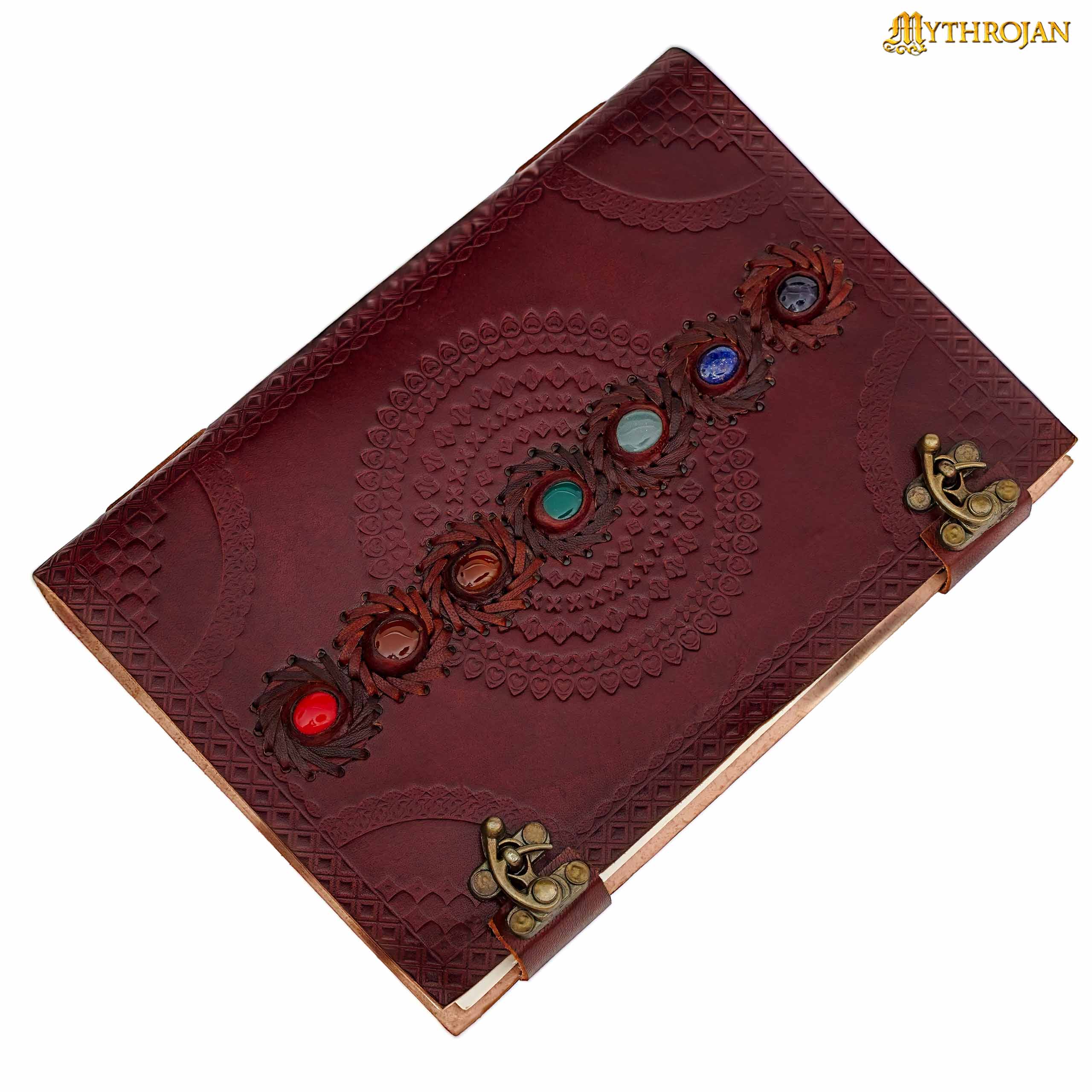 Mythrojan Seven Stones Leather Journal