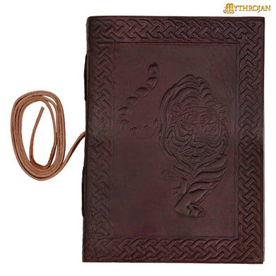 Mythrojan Tiger Leather Journal 