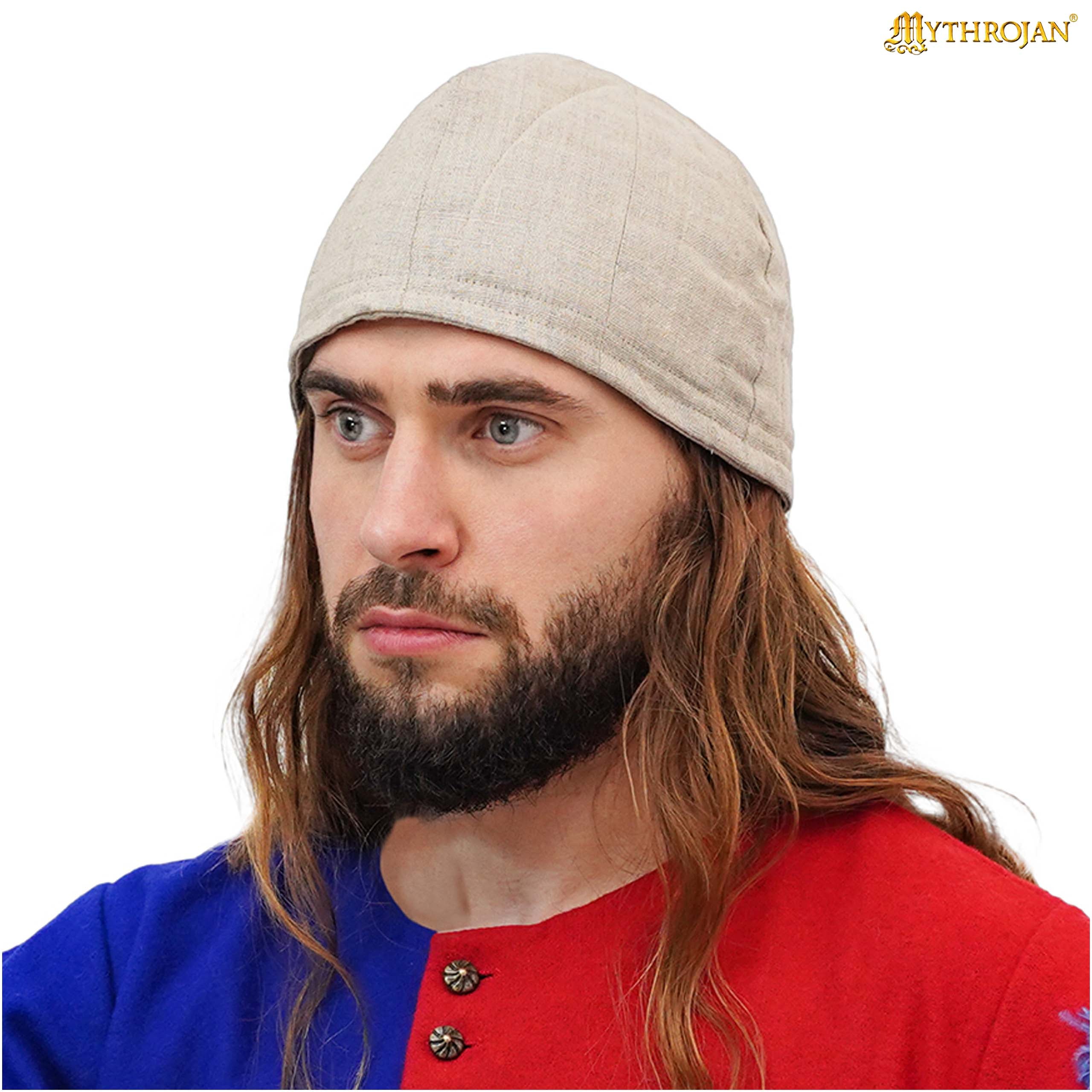 Knight's Comfort Padded Arming Cap: Essential Headwear for Reenactment ...