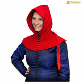 Mythrojan late medieval lady buttoned hood