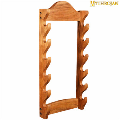 Mythrojan Solid Wood Sword Stand Medieval