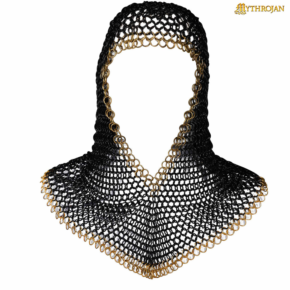 Mythrojan Medieval Chainmail Coif Butted Mild