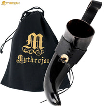 mythrojan-viking-drinking-horn-with-black-leather-holder-authentic-drinking-horn-norse-beer-horn-drinking-horn-400ml