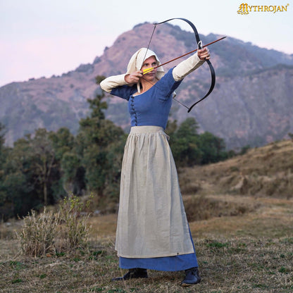 Peasant Daughter Medieval Apron: Practical and Authentic for Medieval Reenactment