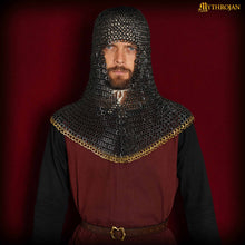 mythrojan-chainmail-coif-flat-ring-round-rivet-with-brass-edges