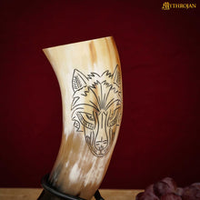 mythrojan-wolf-drinking-horn-authentic-medieval-inspired-viking-wine-mead-400-ml-polished-finish