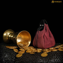mythrojan-gold-and-dice-drawstring-pouch-ideal-for-sca-larp-reenactment-ren-fair-suede-leather-pouch-wine-red-6