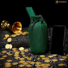 mythrojan-woolen-drawstring-belt-pouch-medieval-viking-bag-sca-larp-gn-coin-purse-genuine-wool-green-8-6-5