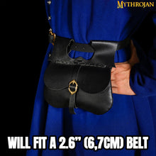 mythrojan-classic-medieval-belt-bag-with-solid-brass-buckle-ideal-for-sca-larp-reenactment-ren-fair-full-grain-leather-black-8-5-9