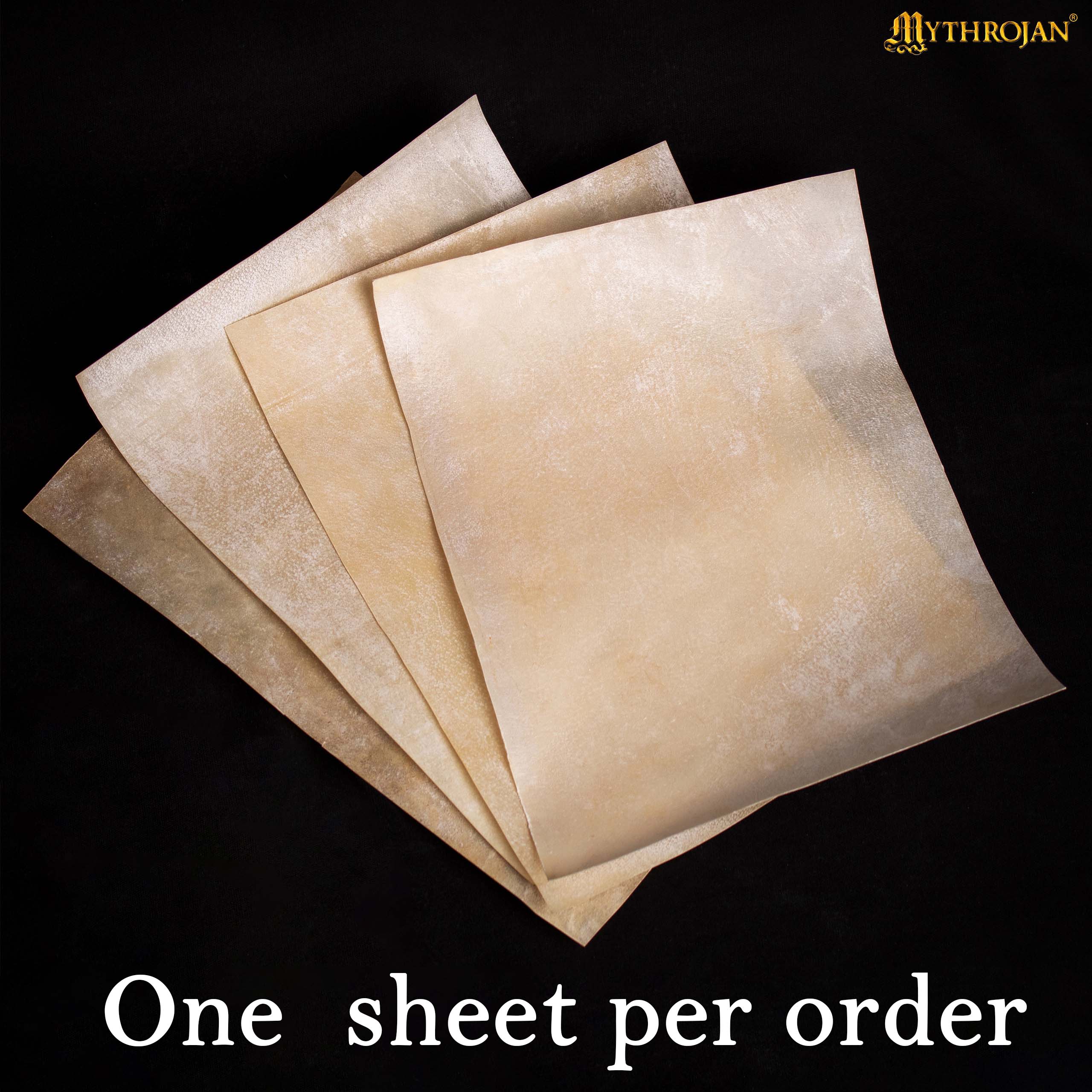 Mythrojan Medieval Renaissance Genuine Natural Parchment Writing Paper