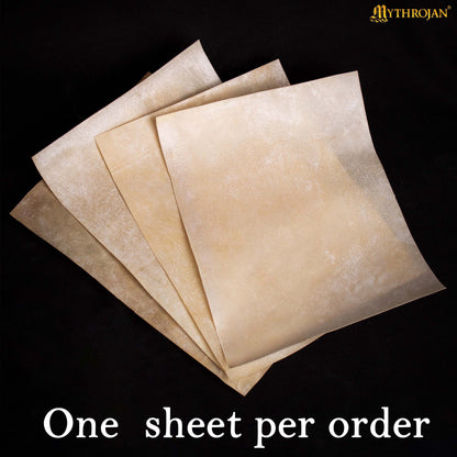 Mythrojan Medieval Renaissance Genuine Natural Parchment Writing Paper