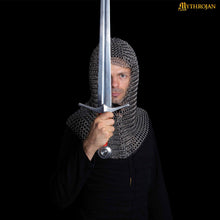 mythrojan-stainless-steel-butted-chainmail-coif-medieval-knight-renaissance-armor-chain-mail-hood-viking-larp-16-gauge