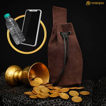 mythrojan-medieval-drawstring-belt-bag-ideal-for-sca-larp-reenactment-ren-fair-suede-leather-chocolate-brown-5-x-6