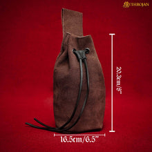 mythrojan-medieval-drawstring-belt-bag-ideal-for-sca-larp-reenactment-ren-fair-suede-leather-chocolate-brown-5-x-6