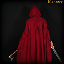 mythrojan-woolen-hooded-cloak-cape-with-delicate-brass-brooch-medieval-wool-c-ape-for-ranger-larp-sca-cosplay-maroon-large