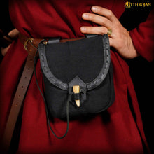 mythrojan-the-adventurer-s-belt-bag-with-horn-toggle-ideal-for-sca-larp-reenactment-ren-fair-full-grain-leather-and-handwoven-canvas-black-8-7