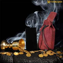 mythrojan-medieval-drawstring-belt-bag-ideal-for-sca-larp-reenactment-ren-fair-suede-leather-wine-red-8-6-5